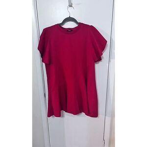 Goen J Red COTTON Dress New womens size 8/10